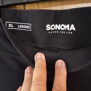 Sonoma Black Leggings XL